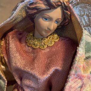 Exquisite Vintage Victorian Angel. Use as a decorative figure or tree topper.